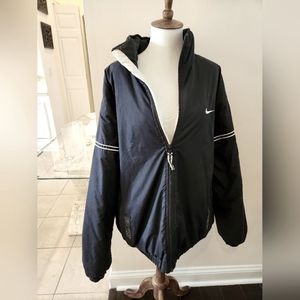 Vintage Nike puff jacket black Large